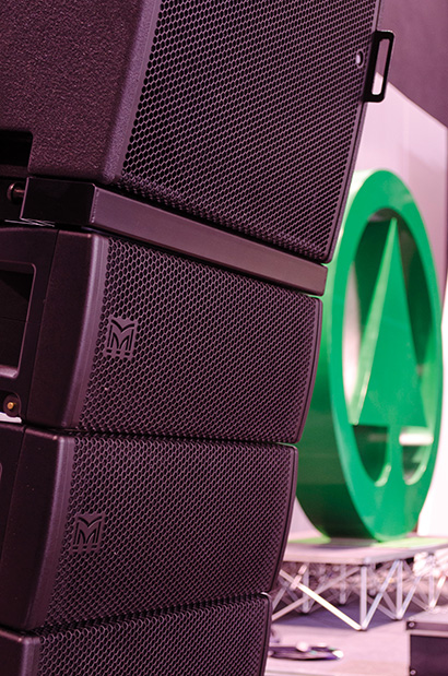 Martin Audio noted the commercial debut for its MLA Mini at Westpoint Arena near Exeter, U.K. in mid-October, 2013 for retail giant SPAR.