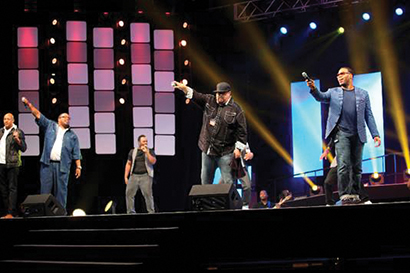 Fred Hammond and the United Tenors Tour with RCF Gear