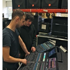 From left, Majik Productions' Logan Byrne and Brad Butterfield