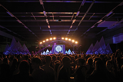 Bristol, U.K.-based Production Audio provided Electro-Voice gear for music events linked to the annual winter Varsity Trip to the French Alps