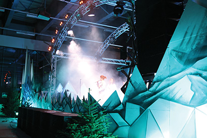 Bristol, U.K.-based Production Audio provided Electro-Voice gear for music events linked to the annual winter Varsity Trip to the French Alps