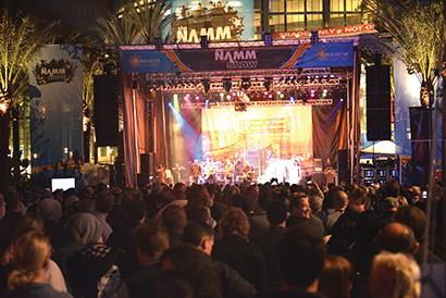 A full Harman live sound system was also deployed at the Grand Plaza Main Stage during the 2013 Winter NAMM show.
