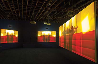 Isaac Julien AV Installation in London Includes VUE i-Class Gear