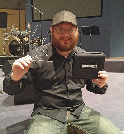 Ryan “Ryno” Henderson with Countryman gear