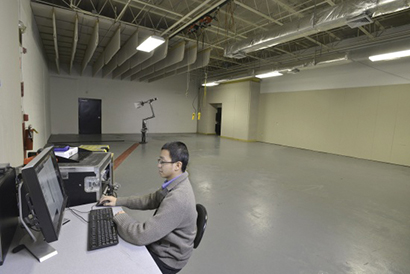 Hadi Sumoro at Community's New Loudspeaker Test Facility