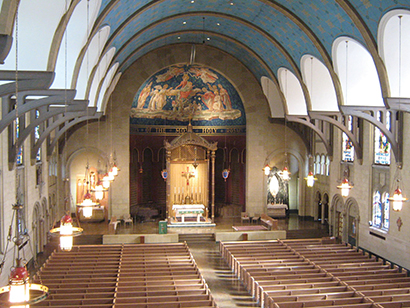 For an audio upgrade at Most Holy Rosary Church, Brown Sound Equipment Company returned to address the venerable church’s acoustics with a new set of tools, including a 16-enclosure Martin Audio OmniLine array setup.