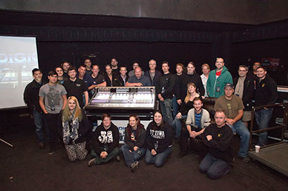 DiGiCo Announces 2014 Masters Series Tour Dates. Pictured here, a previous session at University of Nevada, Las Vegas (UNLV), which was attended by a number of production people from Cirque du Soleil, among others