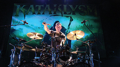 Drummer Oli Beaudoin has been touring with Radial's ProD2 DIs