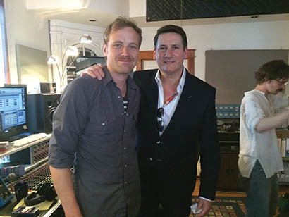 Good Danny's Danny Reisch with Tony Hadley from Spandau Ballet