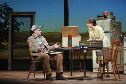 For the Broadway musical version of The Bridges of Madison County at the Gerald Schoenfeld Theatre, which officially opened Feb. 20, sound designer Jon Weston turned to Masque Sound for an audio assist. Photo by Joan Marcus.