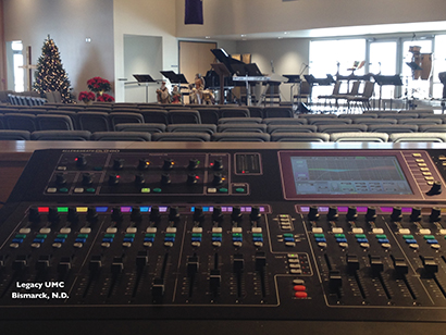 Dakota Sound Provides Allen & Heath GLD-80 for Legacy United Methodist Church.