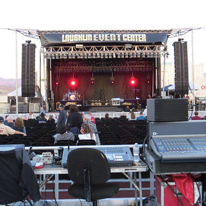 The March 15 Reba McEntire concert was the first big concert for the Laughlin Event Center, a 22,000- capacity outdoor modular amphitheater.