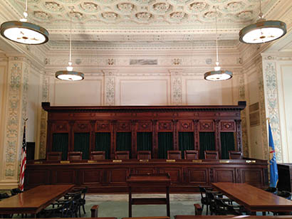 wo One Systems 108IM loudspeakers were recently installed in the Oklahoma State Supreme Court chamber to resolve vocal clarity concerns. Audio Associates handled the installation.