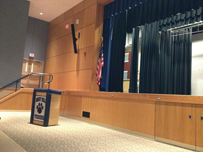 Rocky Hill High School Auditorium with Community ENTASYS 220 and VLF-208LV Loudspeakers