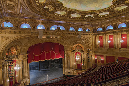 The historic Boston Opera House, featuring RoomMatch arrays from Bose Professional Systems. 