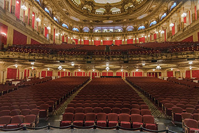The historic Boston Opera House, with RoomMatch arrays from Bose Professional Systems