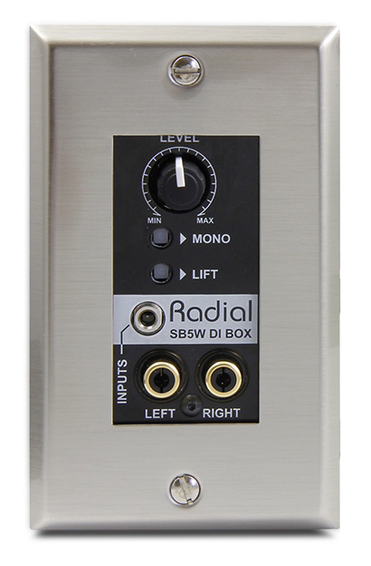 Radial SB5W WallDI Wall Mounted Stereo Direct Box