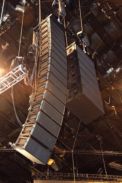 Bartha Invests in Meyer Sound LYON System. Pictured here, the gear deployed for the Arbonne conference.
