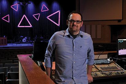 Scott Bradford, technical director of the Fellowship Churc