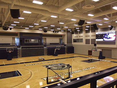 The Convocation Center at Mt. Aloysius College, featuring a RoomMatch sound system from Bose Professional Systems. Photo courtesy of The Sextant Group.