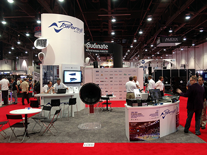 Powersoft booth at InfoComm 2014