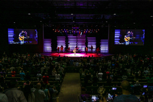 The Crossing Church in Las Vegas Installs Meyer Sound JM-1P, 1100-LFC Components