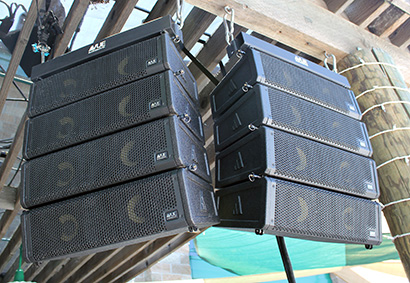  VUE al-4 line array cluster at Thornton Winery Champagne Jazz Series, Temecula, CA