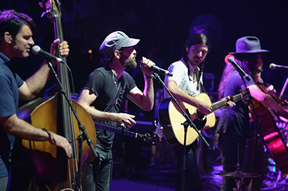 The Avett Brothers performed at the main stage. Photo by Jeff Kravitz-Film Magic.