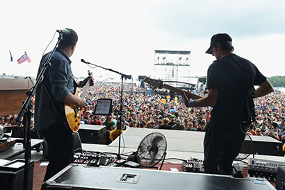 Umphrey's McGee on the main stage on Friday, June 13. Photo by Jeff Kravitz-Film Magic.