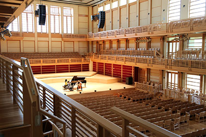 The 1,400-seat Joan and Sanford I. Weill Hall at Sonoma State University’s at Green Music Center