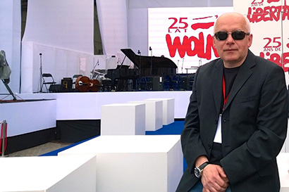 Bolek Pawica, the event promoter and director of the concert,