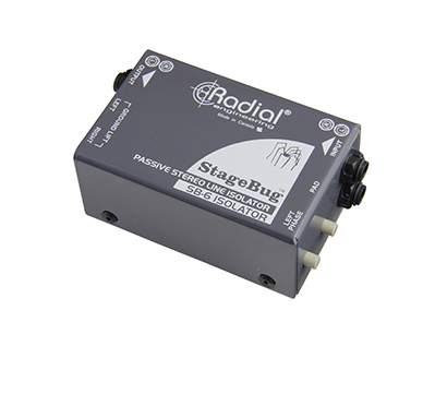 Radial StageBug SB-6 Compact Stereo Isolator Now Shipping