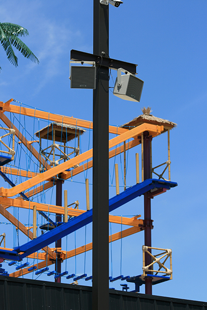 Ropes Course with Community R.15COAX Loudspeakers