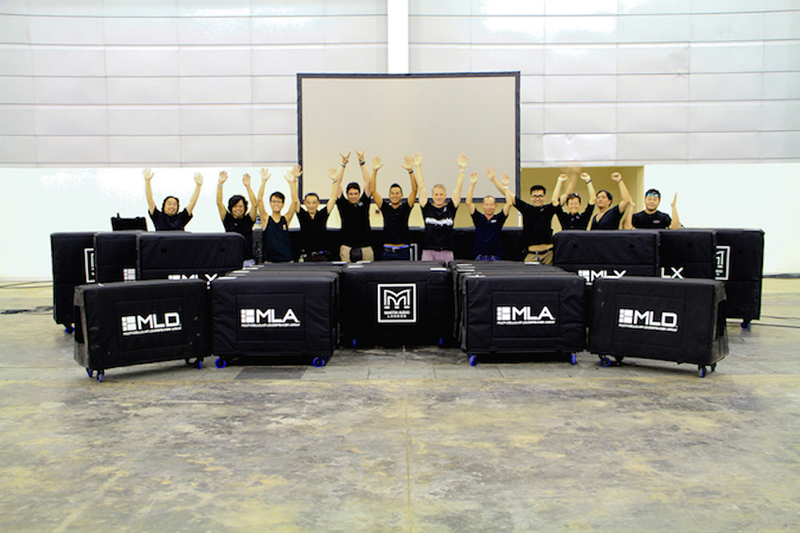 EAI, based in Singapore, received training in late July to optimize their deployment of Martin Audio’s MLA multi-cellular loudspeaker system for upcoming gigs