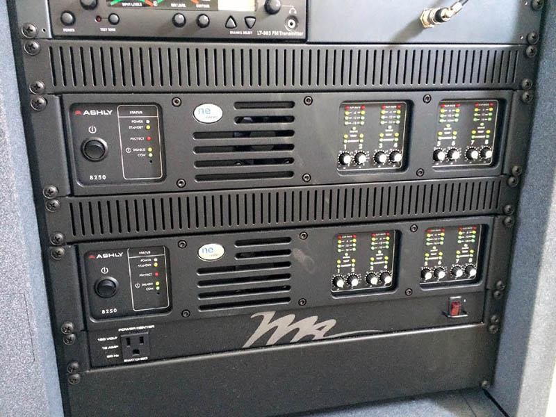Advance Sound of Farmingdale, NY used an Ashly ne24.24M modular processor and two Ashly ne8250 eight-channel amplifiers.