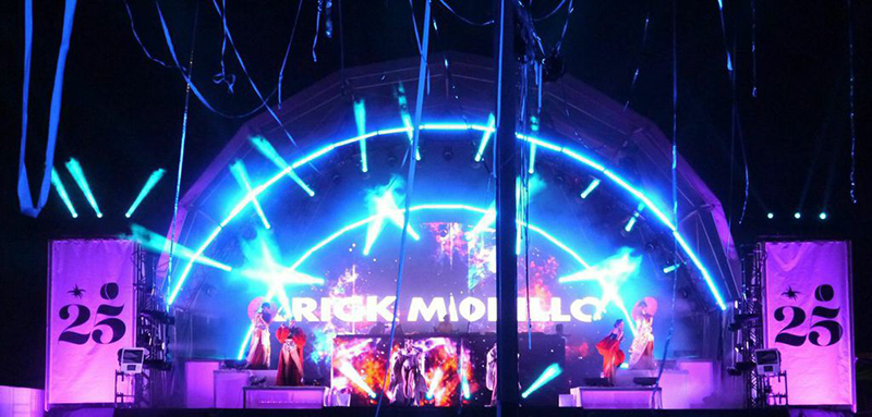 Ibiza’s Space nightclub celebrated 25 years with special events staged at the venue’s outdoor Flight Club arena. Project Audio provided a mega Funktion-One sound system powered by Full Fat Audio amps with XTA processing and a Cadac CDC four digital compact console for control.