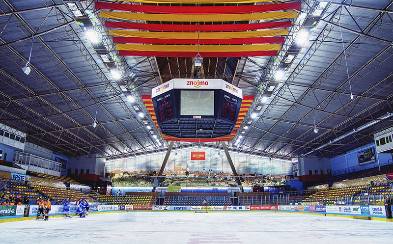 Community R.5 Loudspeakers at Znojmo Winter Stadium in Znojmo, Czech Republic