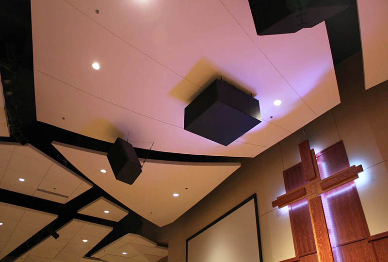 Audio Video Electronics (AVE) installed a pair of Danley Sound Labs SH-60 loudspeakers along with a Danley DBH-218 subwoofer. 