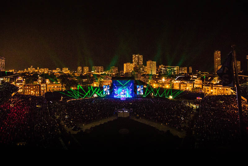 SES Provides MLA System for Zac Brown Band at Wrigley Field