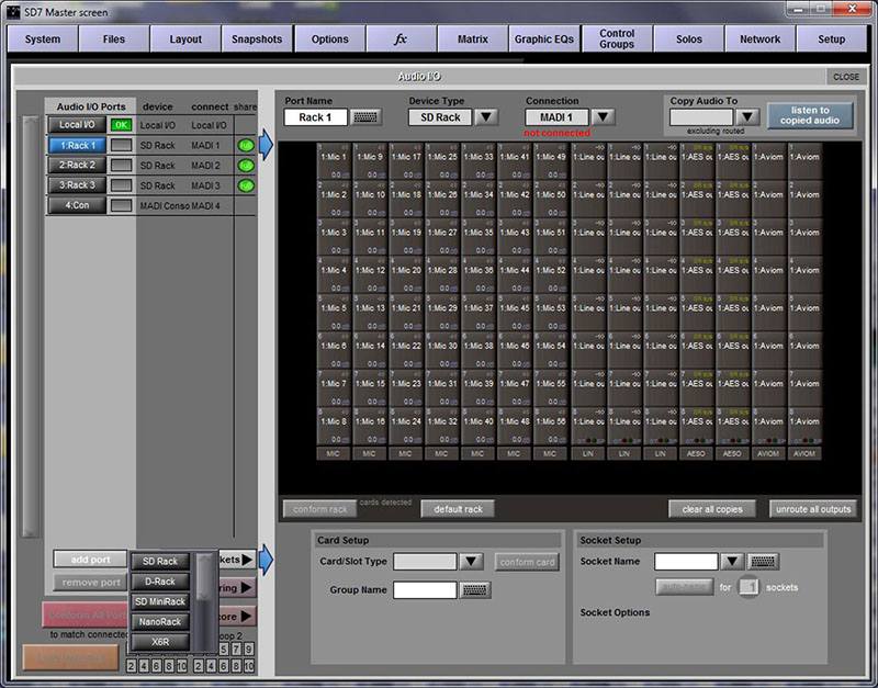 DiGiCo V685 Console Software