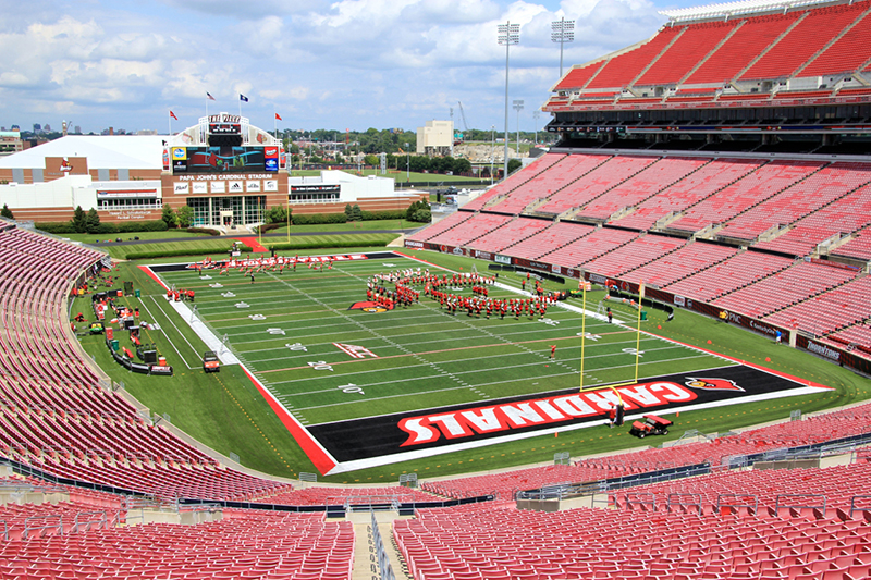University of Louisville Football Stadium Equipped with Meyer Sound LEO System