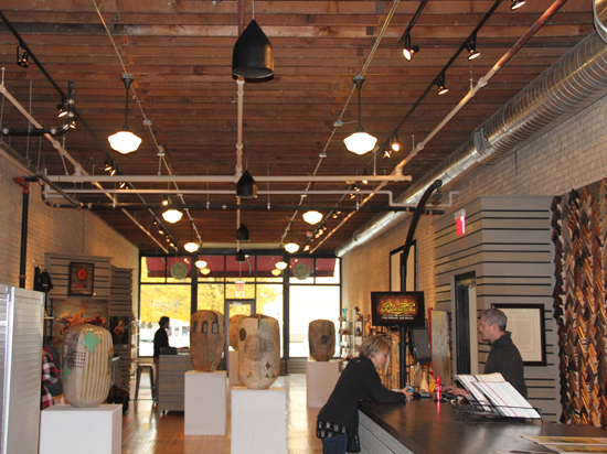 Boerths Art Gallery with Community DP6 Pendant Loudspeakers