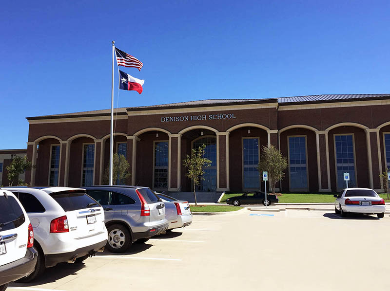 Denison High School in Texas worked with Batts Audio, Video & Lighting on a lower-cost alternative to the planned 70V system, which would have required conduit costs as well. The solution makes use of Ashly 25V Amps