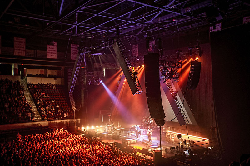 Bastille 2014 tour photo by Nate Dean