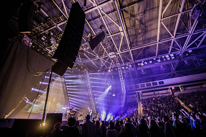 Bastille 2014 tour photo by Nate Dean