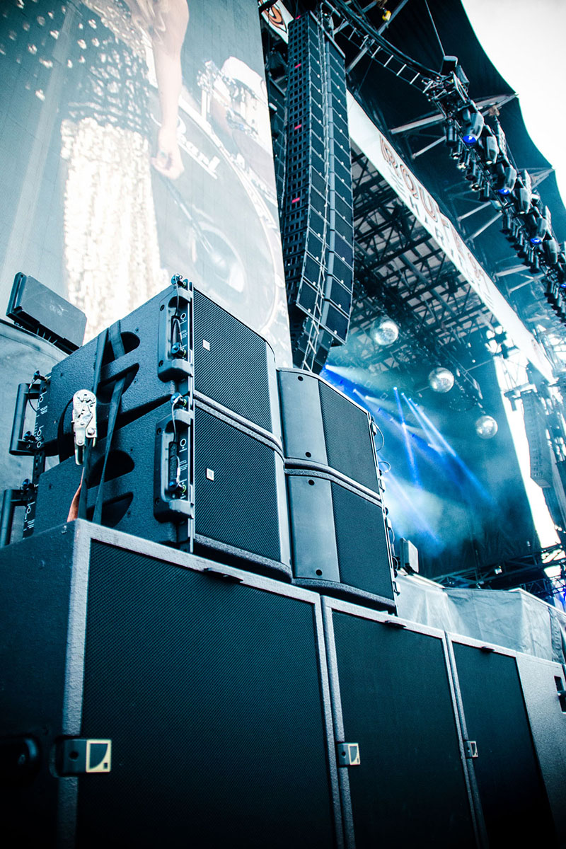 What all of these festivals had in common was great sound through an L-Acoustics K1/K2 system supplied by Solotech Las Vegas. 