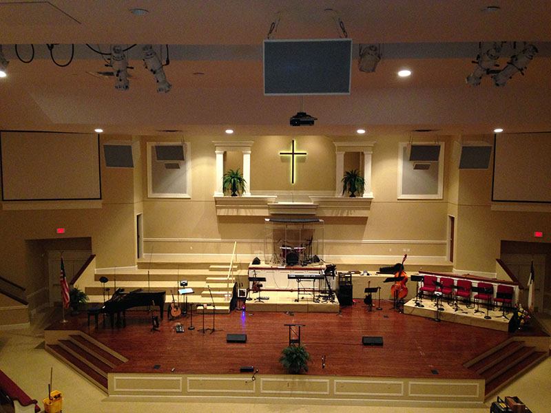 For an audio upgrade at Central Baptist Church here, Commercial Sound and Video provided a new sound system including digital audio console, in-ear monitoring and upgraded backline.