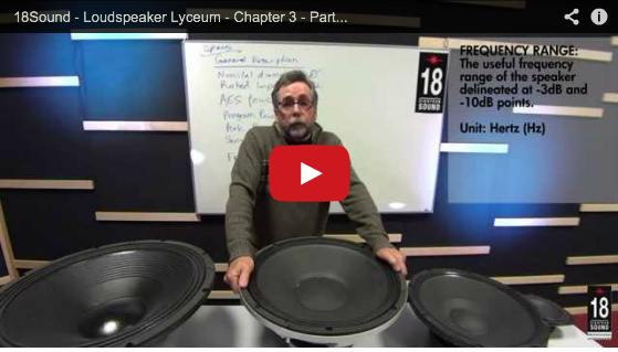 Eighteen Sound has producing a series of videos to provide insight into transducer manufacturing and behavior. A sixth video, titled “The tech sheet - General Description part 2,” completes the