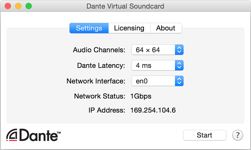 Audinate Dante dVS Mac 2014 v2
