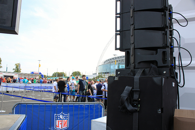Robert Lawrence Event Production Resource installed an extensive range of Outline loudspeaker systems, including Butterfly, Mantas, DVS 118 SW subs, Doppia, DVS 12 and DVS 10